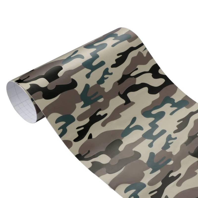 Camouflage Autofolie,MoreChioce Tarnung Auto Aufkleber Vinyl PVC Lackschutzfolie Wasserdicht Vinyl Aufkleber Kratzfest Klebefolie Auto Roller Dekoration Auto Aufkleber Wrap,#C 50cm x 200cm von MoreChioce