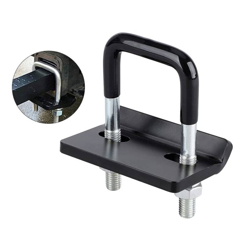 Kupplungsspanner, MoreChioce Hitch Clamp Kupplungsklemme Anti-Rassel-Stabilisator Hochleistungs-Kupplungsstabilisator Anhängerkupplungsspanner Kupplungsspannerklemme für Wohnmobile Anhänger,Schwarz von MoreChioce