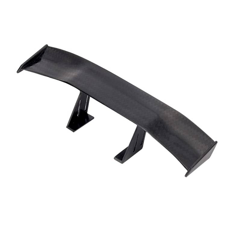 Mini Auto Heckflügel,MoreChioce Universal Auto Heckspoiler Styling Heckflügel Auto Heckflügel Dekoration Carbon Fiber Spoiler Flügel Selbstklebende Auto Dekoration Zubehör,Schwarz von MoreChioce