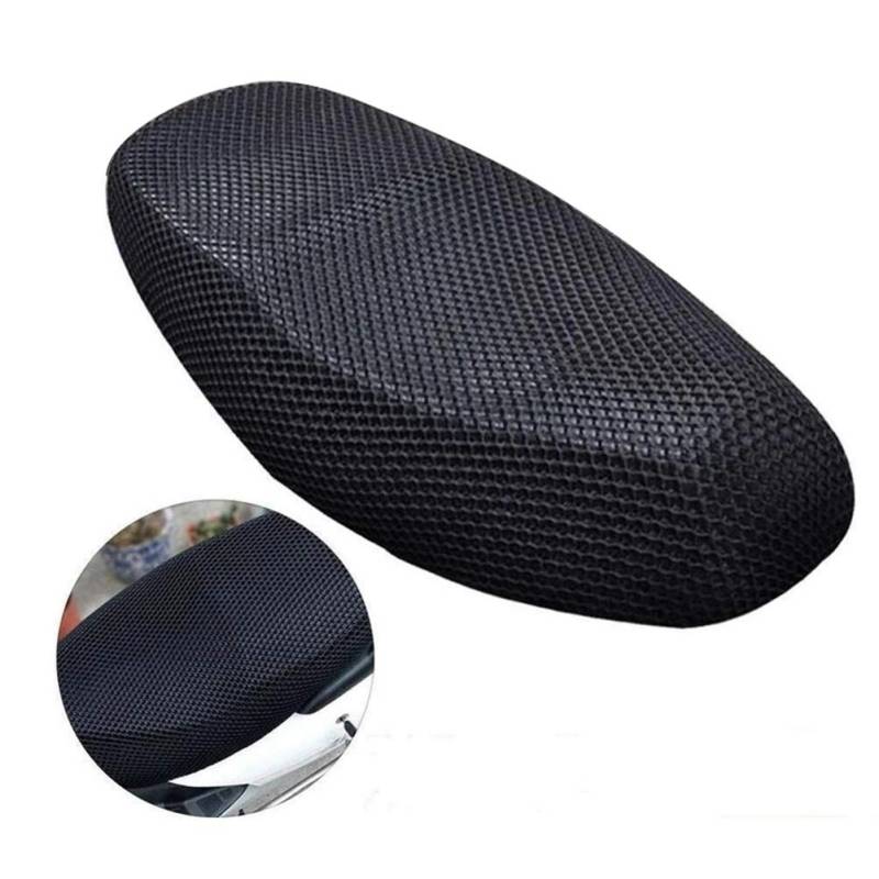 Motorrad Kissen Mesh Sitzbezug,MoreChioce Atmungsaktive Motorrad Sitzbezüge Rutschfeste Sitzbank Protector Wärmeisolierende Offroad Motorradkissenbezug Oxford Sitzbezug Weiche Sitzbezug,L von MoreChioce