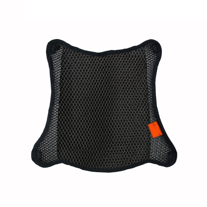 Motorrad Sitzbezug,MoreChioce Universal Motorrad Sitzkissen 3D Mesh Atmungsaktiv Sitzbankabdeckung Rutschfeste Sitzschutz Wärmedämmung Sonnenschutz Kissenbezug Motorrad Sitzkissen,Doppelschicht L von MoreChioce