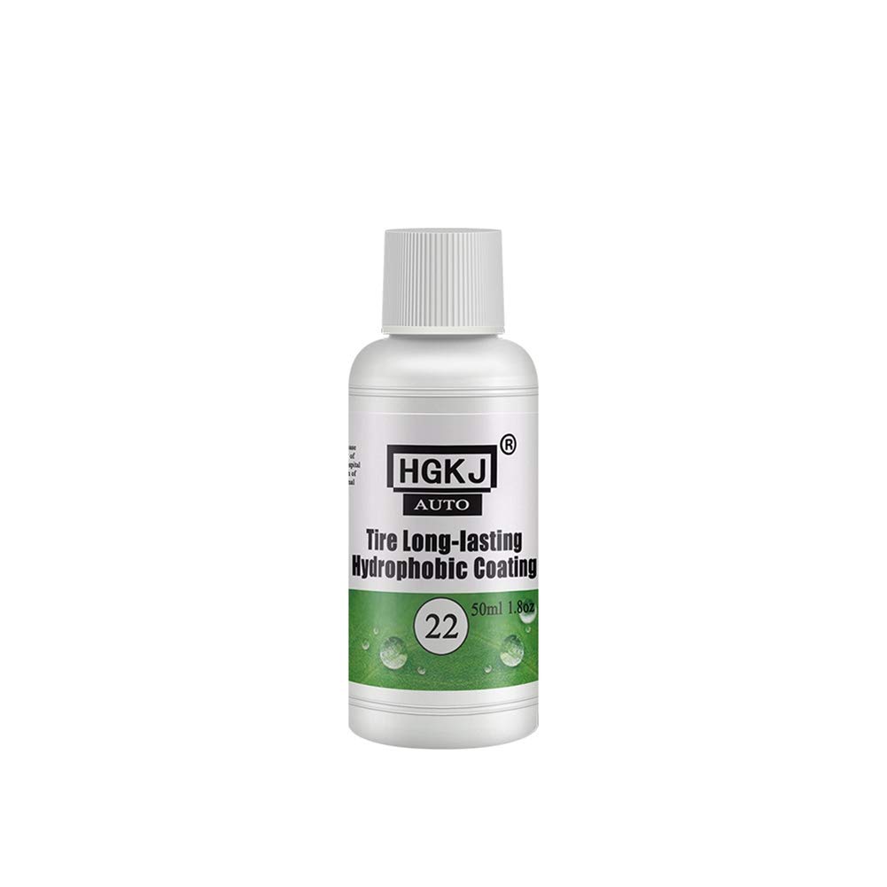 Reifen Hydrophobe Beschichtung,MoreChioce 50ML Reifenglanz Reifen Ultrahelle Sprühreifen Flüssigkeit zum Polieren von Reifen Reifenreiniger Anti Pollution Reifenschutz von MoreChioce