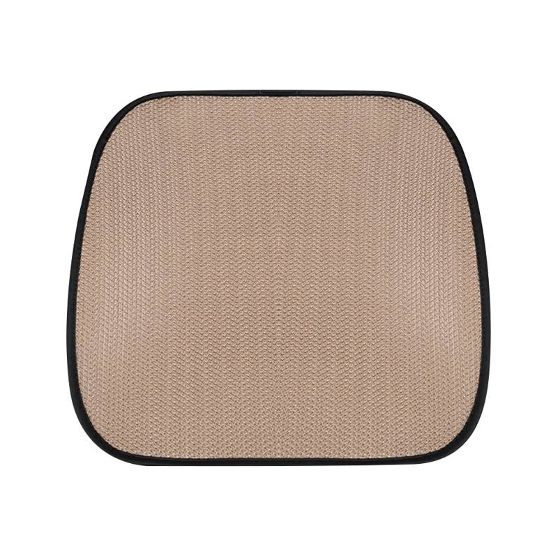 Sitzkissen für Auto,MoreChioce Atmungsaktives Sitzauflagen Pad Ice Silk Rutschfestes Sitzkissen Universal Komfortable Sitzbezüge Pads Kissen für die meisten Autos,Beige von MoreChioce