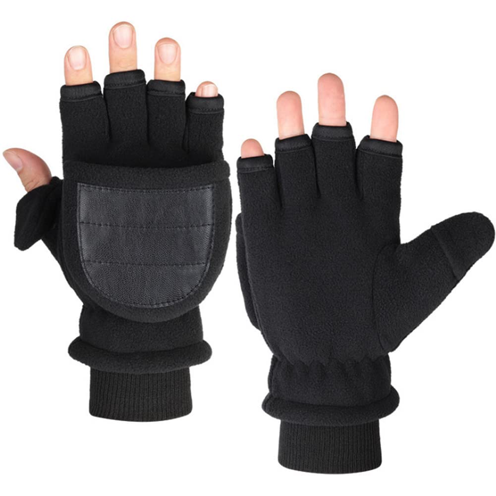 USB-beheizte Handschuhe für Männer und Frauen, MoreChioce Fingerlose/Halbfinger Elektrisch beheizte Handschuhe Wasserdichte Warme Winterhandschuhe Sporthandschuhe von MoreChioce