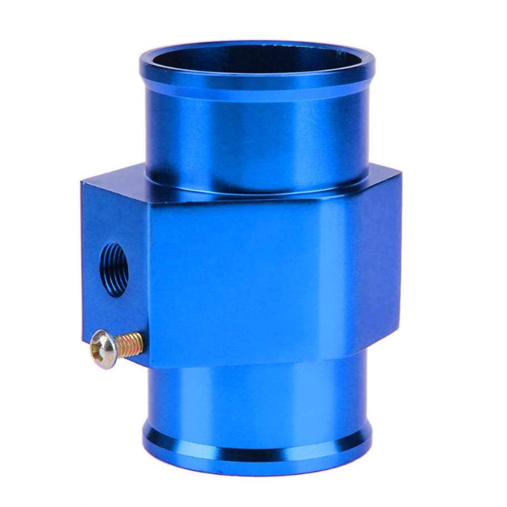 Universal Aluminium Wassertemperatur Verbindungsrohr,MoreChioce Wassertemperatur Adapter Sensor Messgerät Kühleradapter Heizkörper Schlauch Adapter mit 2 Stück Bose Klemmen,Durchmesser 40mm von MoreChioce