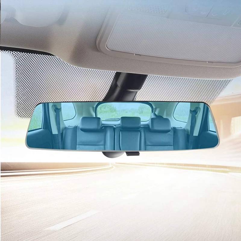 Universal Auto Rückspiegel,MoreChioce Auto Innenspiegel Weitwinkel Rückspiegel Rahmenlos Auto-Panorama-Spiegel Hohe Klarheit Innenrückspiegel für Auto SUV PKW LKW 280 x 72mm von MoreChioce