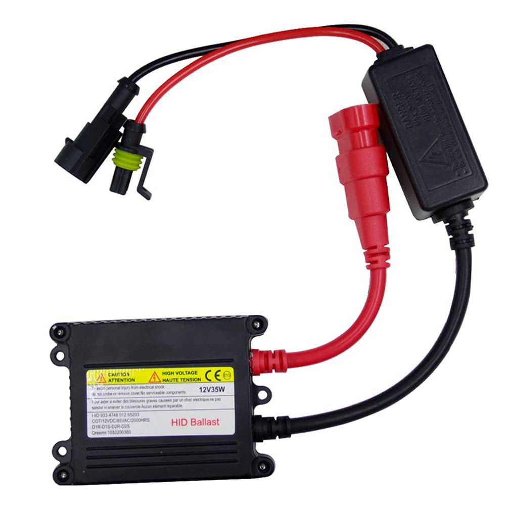 Universal HID Ballast,MoreChioce 35W Universal Ballast Ersatz Slim Digital 12V Xenon HID Ballast Digital Ballast Conversion Kit für Auto Motorrad Elektro von MoreChioce