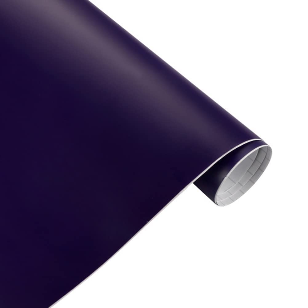 Wasserdichter Vinyl Autofolie Aufkleber,MoreChioce 200cm x 50cm Klebeband Luftblasenfreier Dehnbarer Vinyl Aufkleber Matt Selbstklebend Lackschutzfolie für Innen und Außen Dekoration,Lila von MoreChioce