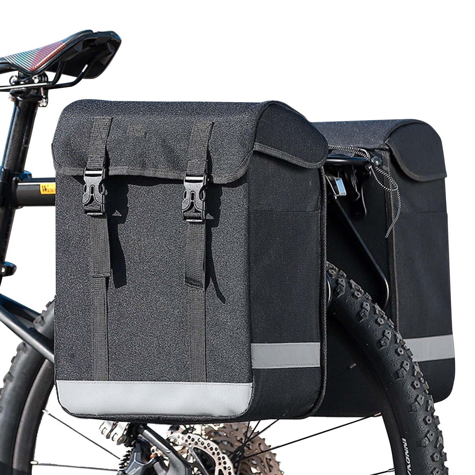 Moreeulsi Fahrradpacktaschen - Fahrradverpackung aus 500D-Gewebe | Fahrradtasche Fahrradtaschen Gepäckträgertasche, 33L Wasserabweisende Fahrradkoffertasche mit großem Fassungsvermögen und von Moreeulsi