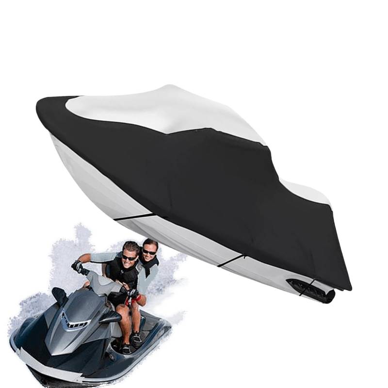 Moreeulsi Hochleistungs-Jetski-Abdeckung, Schnellboot-Abdeckung | wasserdichte Schutzabdeckung für Motorboote aus 600D Oxford,Vollständiger UV-Schutzbezug für, Winter, Frühling und Sommer von Moreeulsi