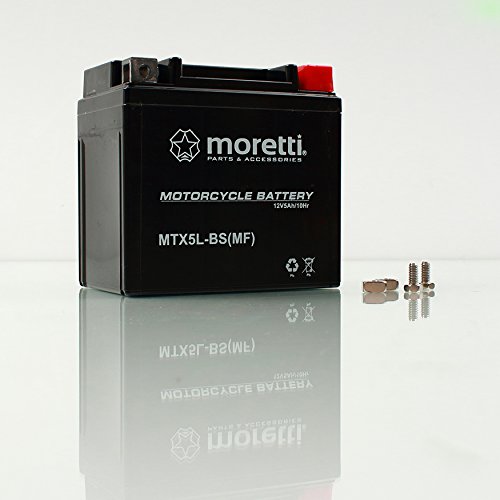 MORETTI MTX5L-BS YTX5L-BS MOTORRAD MOTOROLLER BATTERIE von Moretti