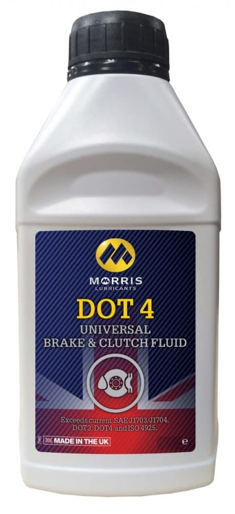 Morris Lubricants DOT 4 Universal Brems- und Kupplungsflüssigkeit 1 Liter von Morris