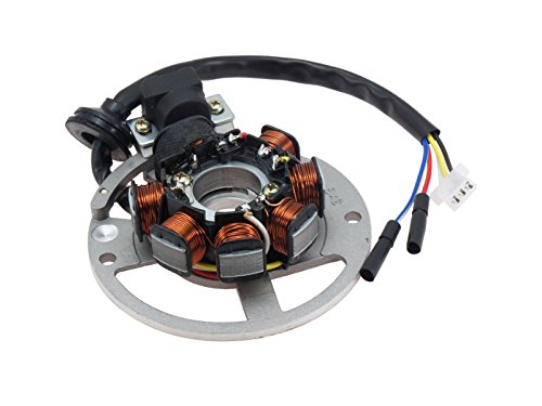 Lichtmaschinen Stator 3-polig für Adly/Herchee AGM Aiyumo ATU Baotian Benelli Benzhou China Scooter CPI Ecobike Generic Giantco Jiajue Jonway Keeway Kreidler Lifan Longbo Longjia Malaguti Motowell von Mortch Motors