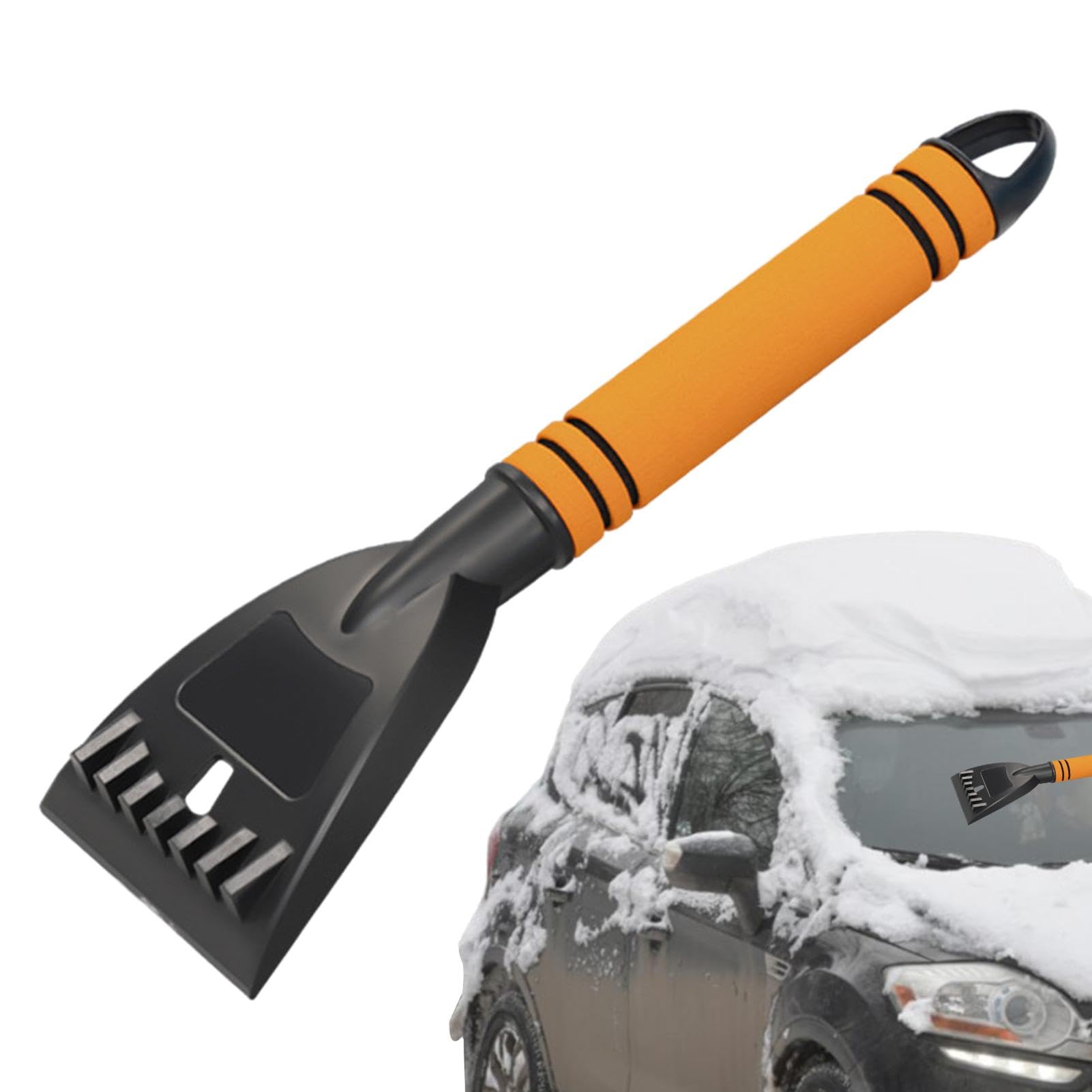 Moslate Auto-Schnee-Kratzer, entfernungs-Autoschaber | 12,6-Zoll-Auto-Schneekratzer,Schnee-Schaber für Auto-Windschutzscheibe und Fenster, Schnee-Schaber mit ergonomischem Schaumstoffgriff von Moslate