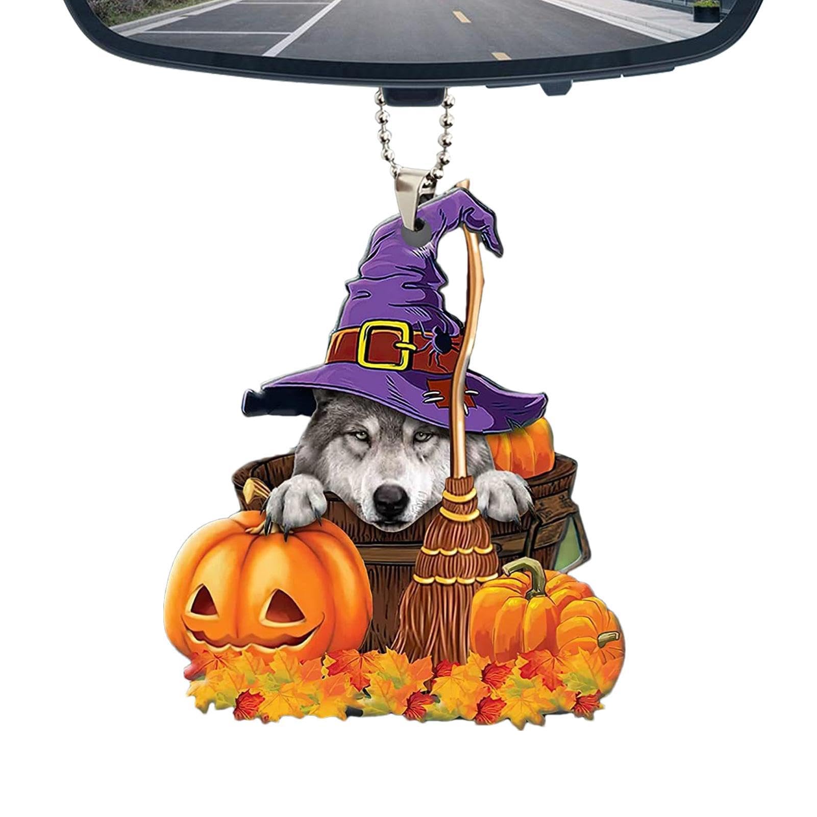 Moslate -Autoaufhänger, Tier-Wanddekoration - Tierische Wanddekoration für Halloween - Neuartiges Autozubehör, niedliche Fahrzeug-Ornament für Fenster, Türgriff von Moslate