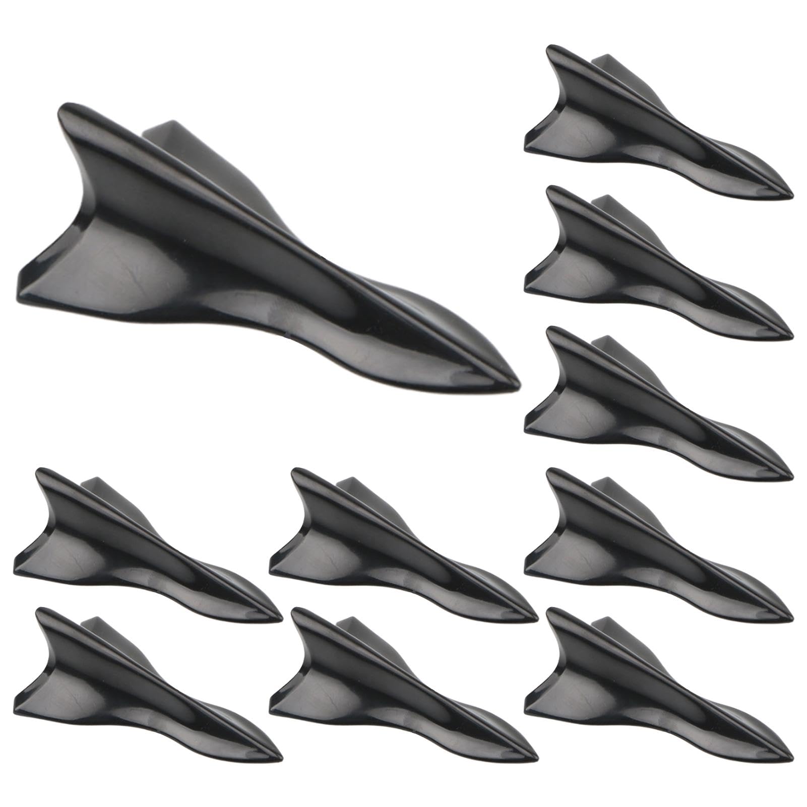 Moslate Diffusor Haifischflossen, Dach Modifikationssatz Shark Fin Diffuser - Diffusor Shark Fin, Shark Fin Zubehör, Shark Fin Spoiler Shark, Flossen Spoiler Wing für SUV, Autos, LKW von Moslate