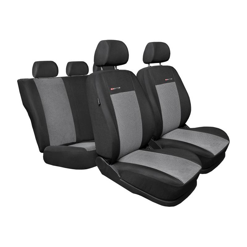 Mossa - Maßgeschneiderte Sitzbezüge Auto kompatibel mit Skoda Rapid Liftback, Spaceback (2012-2019) - kein Bezug für die hintere Armlehne - Autositzbezüge Schonbezüge für Autositze - E2 von Mossa