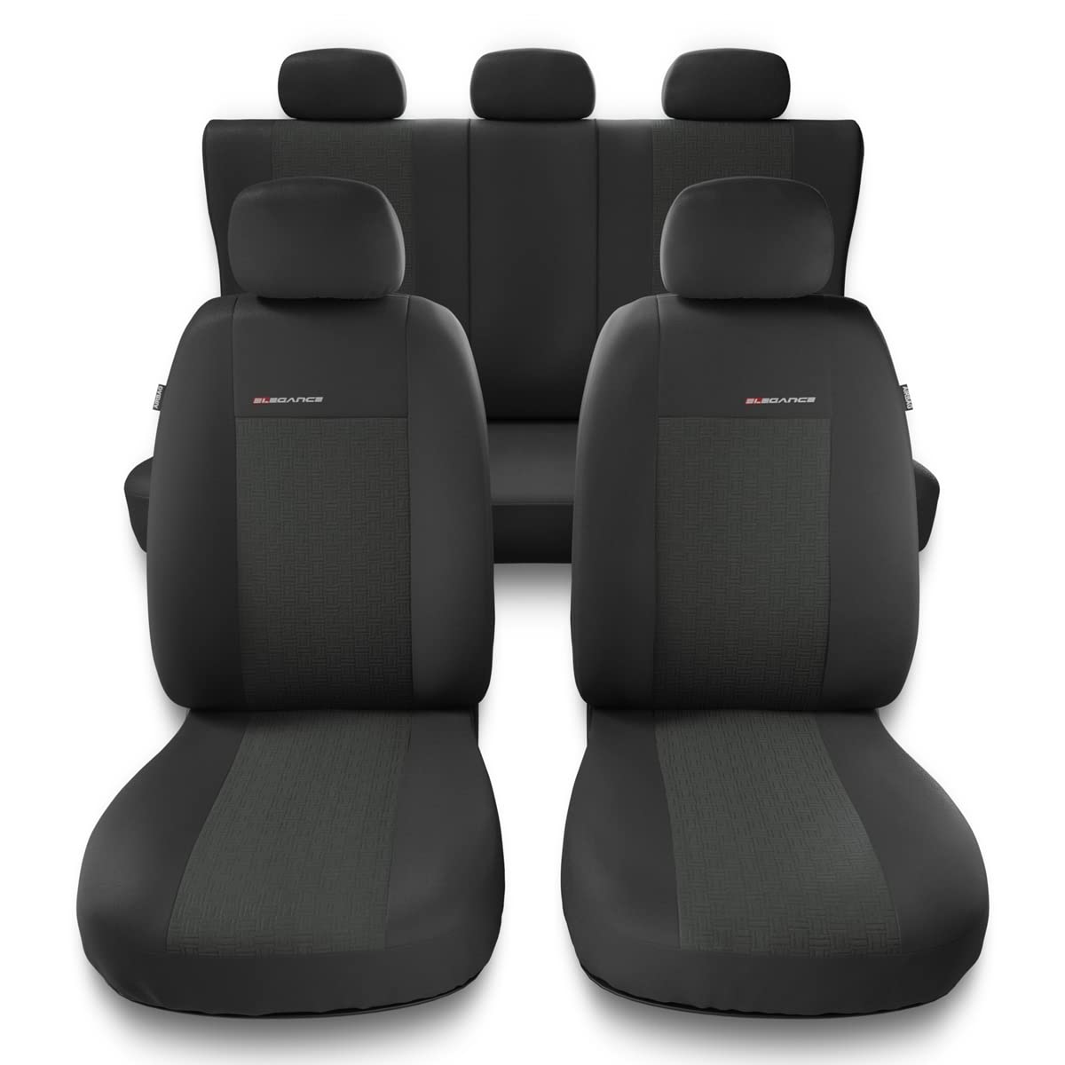Mossa - Universal Sitzbezüge Auto kompatibel mit Audi A1 I, II (2010-2019) - Autositzbezüge Schonbezüge für Autositze - UNE-1 von Mossa