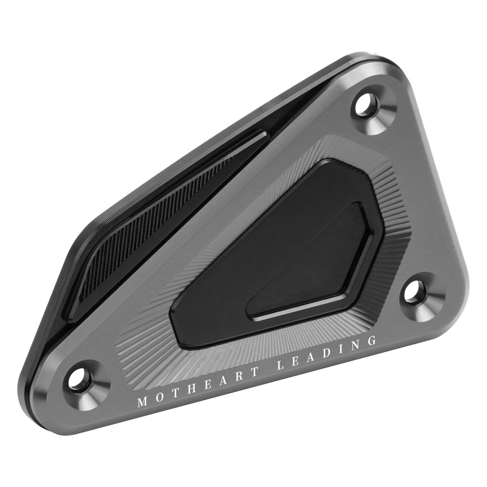 MotHeart Aluminium-Schutzdeckel für Bremszylinder vorne für 890SMT/990 Duke/790 Duke/790 Adventure/890 Adventure R/890 Adventure/890 Duke/890 Duke GP/790 Adventure R Zubehör (Grau) von MotHeart