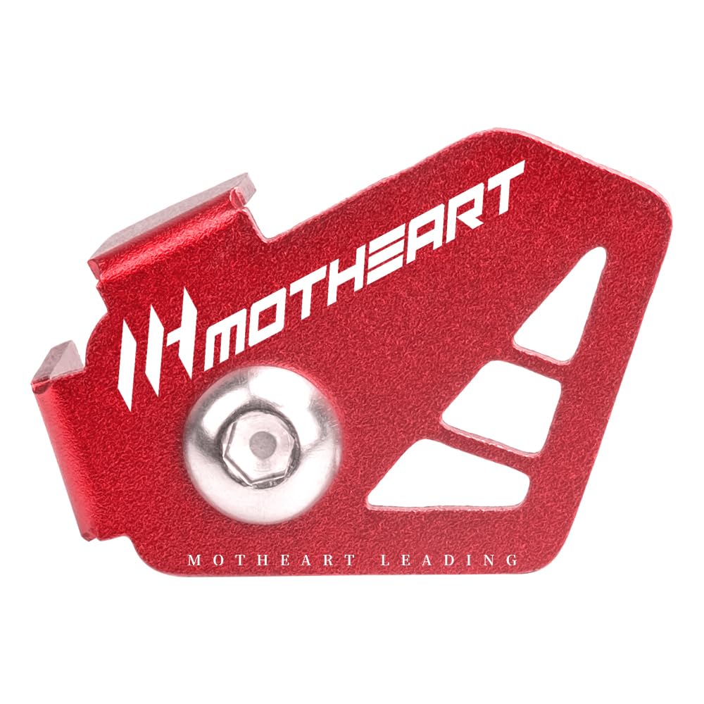 MotHeart Motorrad ABS-Sensorschutz für Desert X 22-24 Bremssensor Schutz Vorder-und Hinterrad ABS-Sensorschutz Antiblockiersystem Sensorschutz ABS-Sensorabdeckung Motorrad zubehör (Rot) von MotHeart