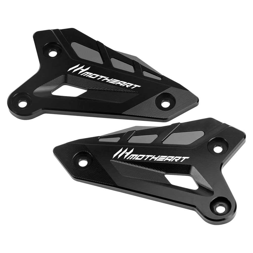 MotHeart Motorrad Hinterer Pedal-Fersenschutz für Z900 2017-2024/Z900SE 2022-2024 Robuste Schutzplatte z900 z900se Zubehör (Grau) von MotHeart