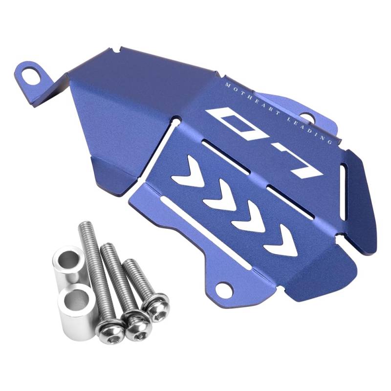 MotHeart Motorrad-Wasserpumpenschutzschild für MT-07 2018-2020 FZ-07 2015-2017 CNC-Wasserpumpenschutz Einfache Montage mt-07 fz-07 Zubehör (Blau) von MotHeart