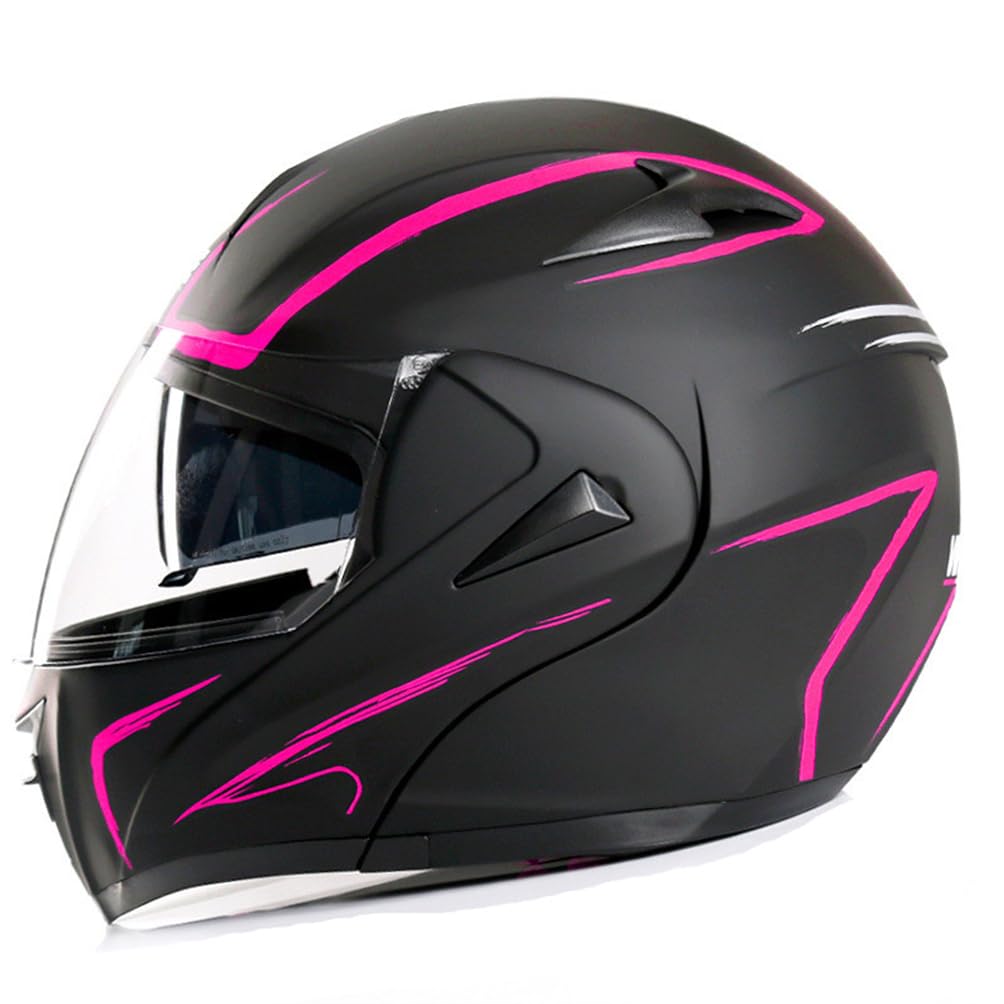 Damen Modular Helm Aufkleber für Motorrad Helme für Frauen Integral Helm Flip Modular Helm Medium von Motesen