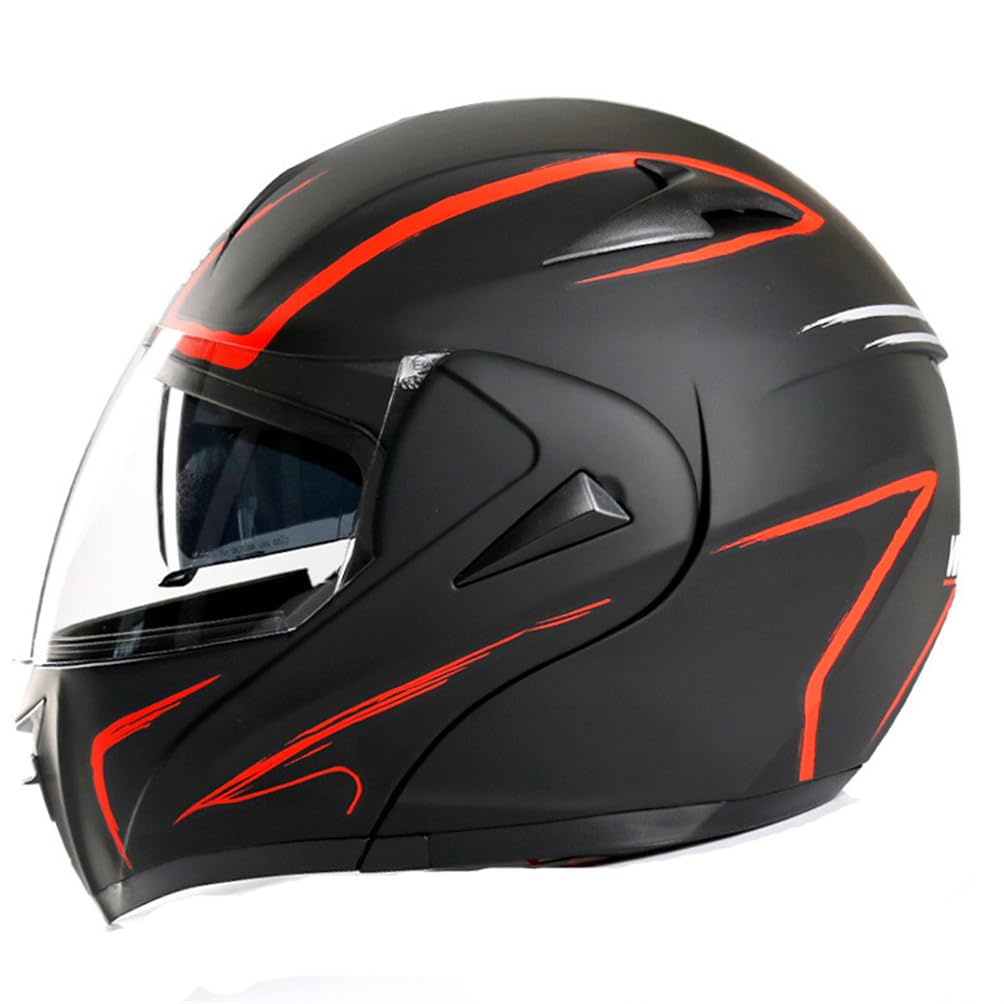 Damen Modular Helm Aufkleber für Motorrad Helme für Frauen Integral Helm Flip Modular Helm Medium von Motesen