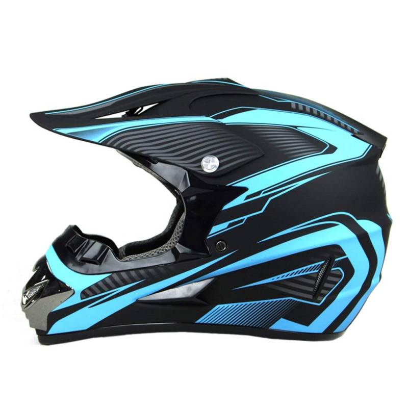 Gesichtsbrille Objektiv Four Season Me Großer Motocross helme Motocross helmee für Herren Motorradhelm DOT Approved von Motesen