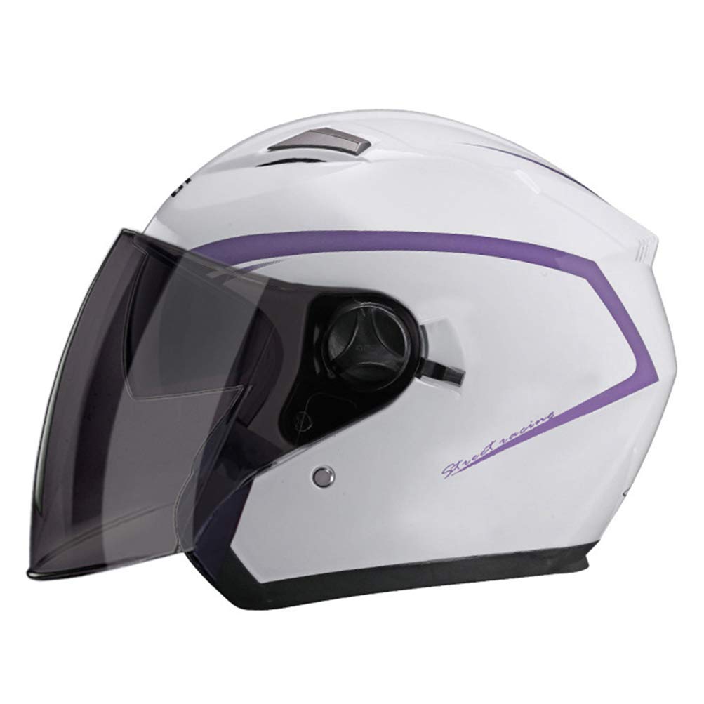 Helm Motorrad Open Face Motorrad Helm Moto Helme Motorradhelme für Motorradfahrer Scooter Fahren von Motesen