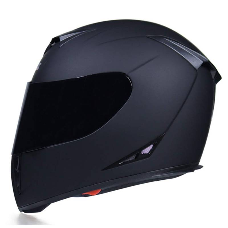 Integralhelm Motorrad mit Doppelscheibe Stilvoller Rennhelm mit Schnellverschluss Casco Moto Motorradhelme Herren/Damen Integralhelm von Motesen