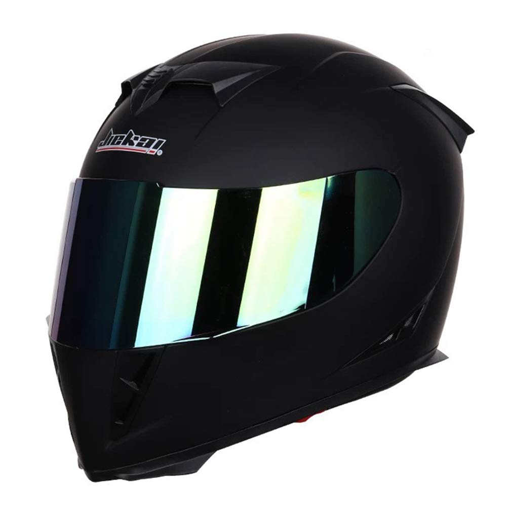 Integralhelm Mountainbike integralhelm getöntes Visier mit Doppelscheibe Stilvoller Rennhelm mit Schnellverschluss Casco Moto Motorradhelme Herren / Damen Integralhelm von Motesen