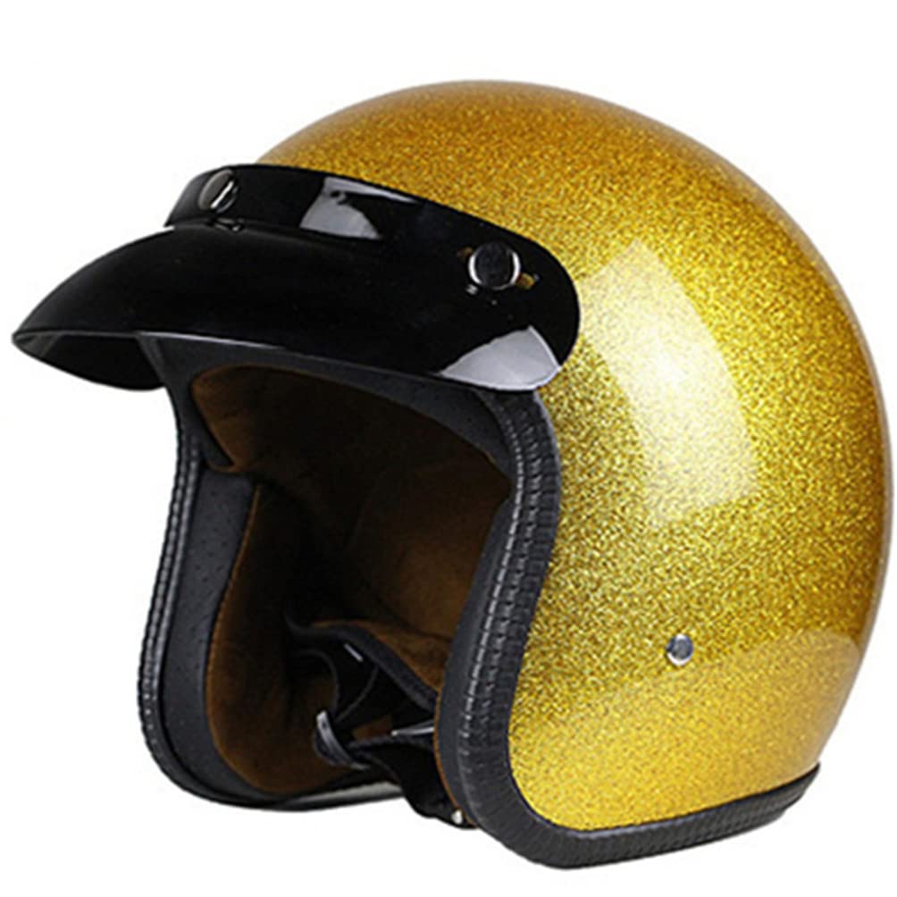 Jet helme Motorrad Vintage Motorradhelm Chopper Scooter 3/4 Jet helme Casco Moto DOT von Motesen