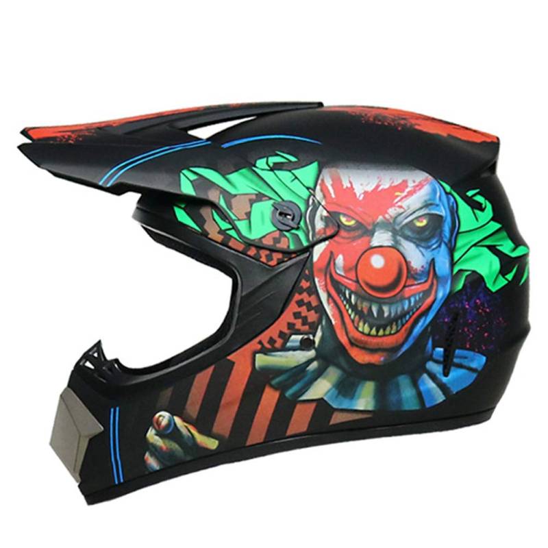 Jugend Motocross helme Männer Full Face Mountainbike Helm Objektiv Four Season Me Motocross helme Adult Black Motocross helme mit Brillenhandschuhen DOT-Zertifizierung von Motesen