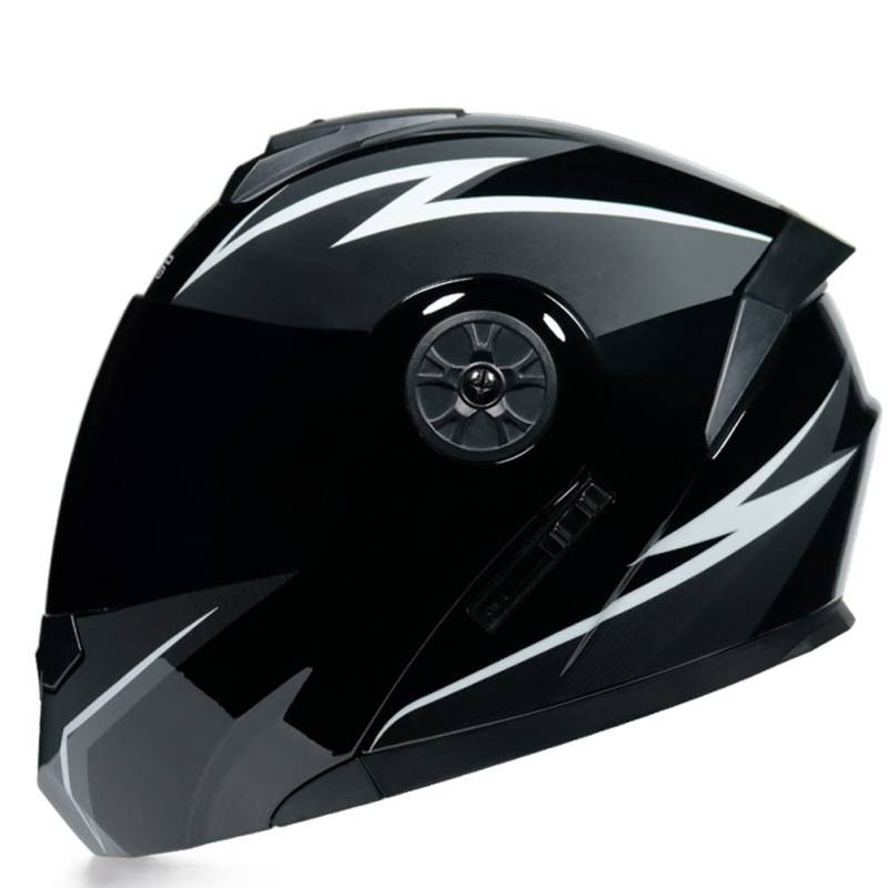 Liebhaber Klapp Motorradhelm Frauen Motorradhelm Modularer Vollgesichts-Motorradhelm Leisester Flip-Up-Motorradhelm von Motesen