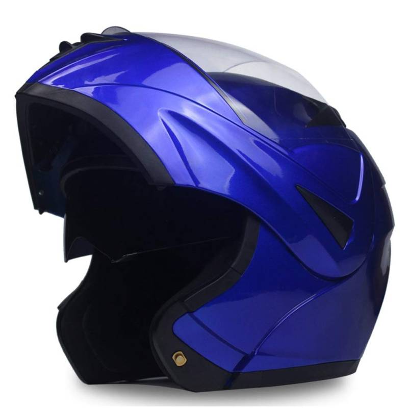 Modulare Motorradhelme für Herren Klapp helme Motorradhelm Vollvisier Dual Lens mit innerer Sonnenblende Racing Motorradhelme DOT von Motesen