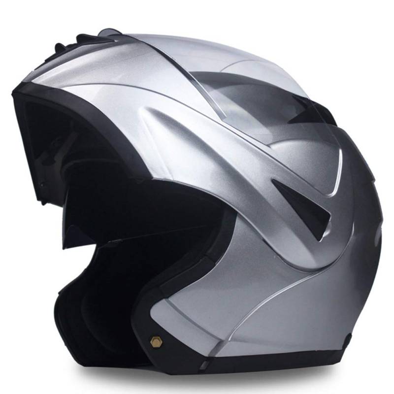 Modulare Motorradhelme für Herren Klapp helme Motorradhelm Vollvisier Dual Lens mit innerer Sonnenblende Racing Motorradhelme DOT von Motesen