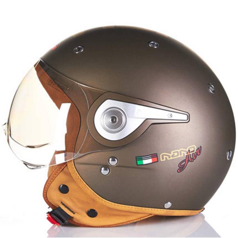 Motorradhelm Chopper 3/4 Jethelm Moto Casque Casco Capacete Herren Damen Scooter Motorradhelm ECE-Zertifiziert von Motesen