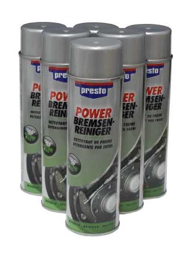 6 Dosen Power Bremsenreiniger / Teilereiniger / Entfetter Spray 500 ml von MOTIP