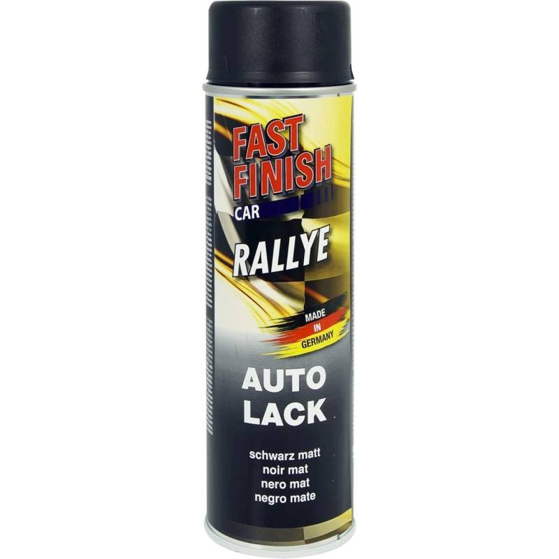 Fast Finish 292828 RALLYE LACK schwarz matt 500 ml von Motip