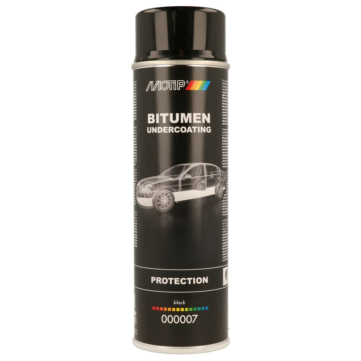 MOTIP 000007 Unterbodenschutz Bitumen schwarz 500ml von Motip