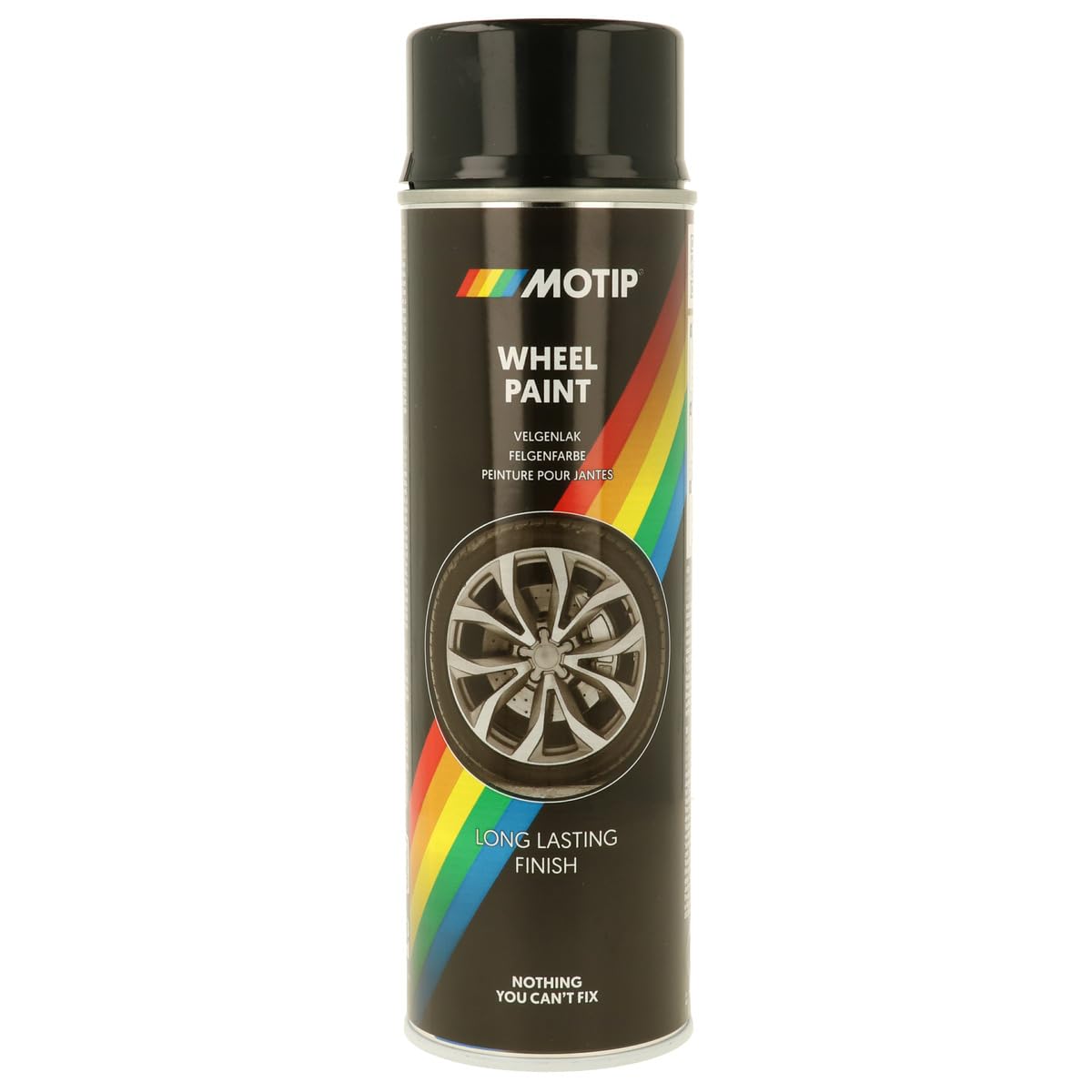 MOTIP 04018 Wheelspray schwarz glänzend 500 ml von MOTIP