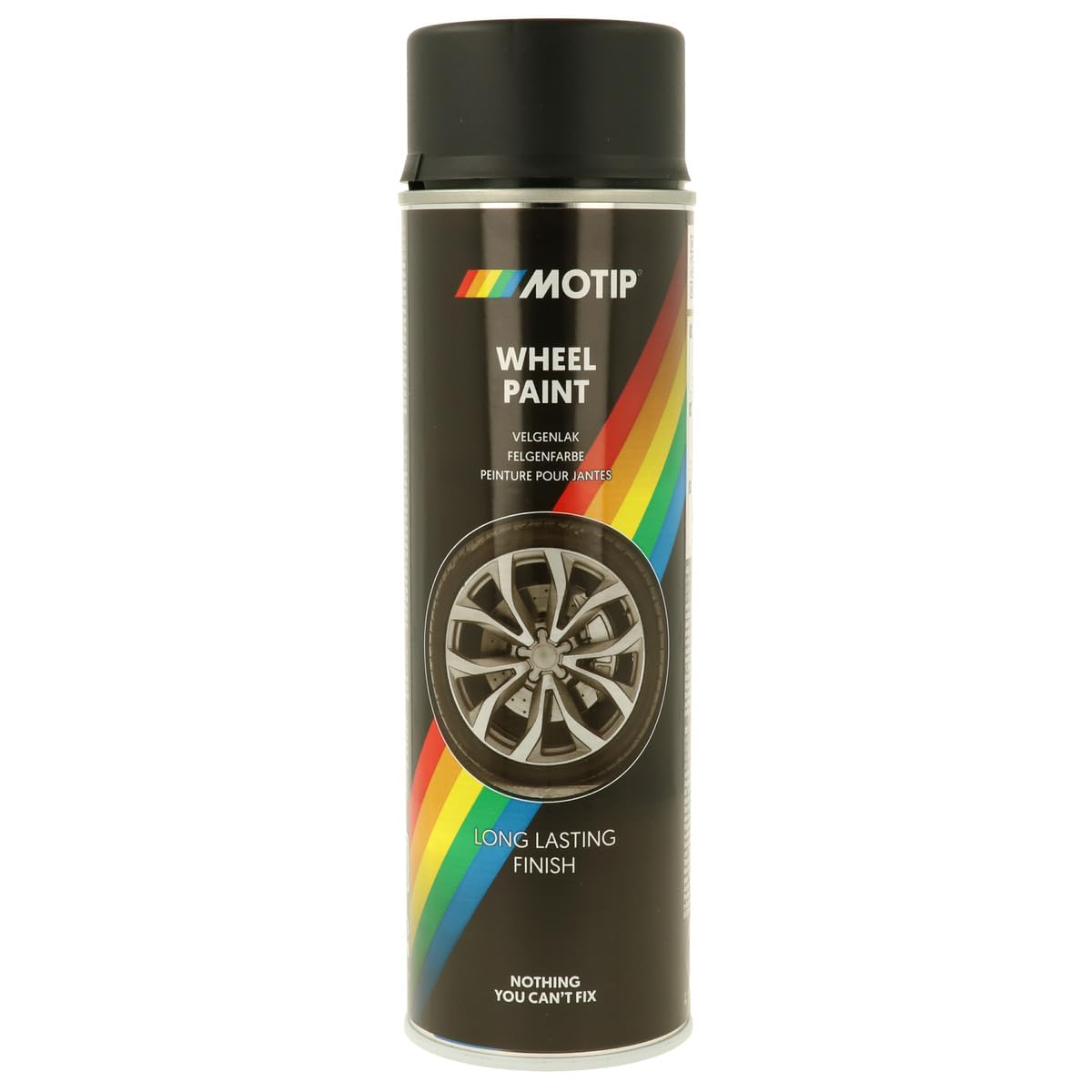 MOTIP 04019 Wheelspray schwarz matt 500 ml von MOTIP