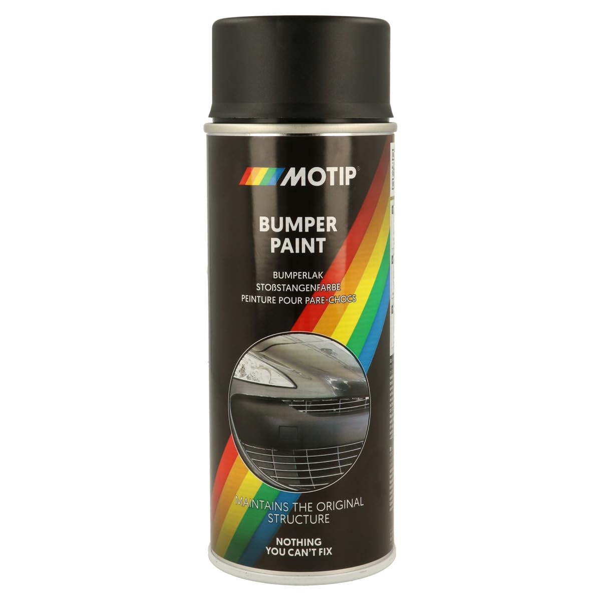 MOTIP 04073 Stoßstangenspray schwarz 400ml von MOTIP