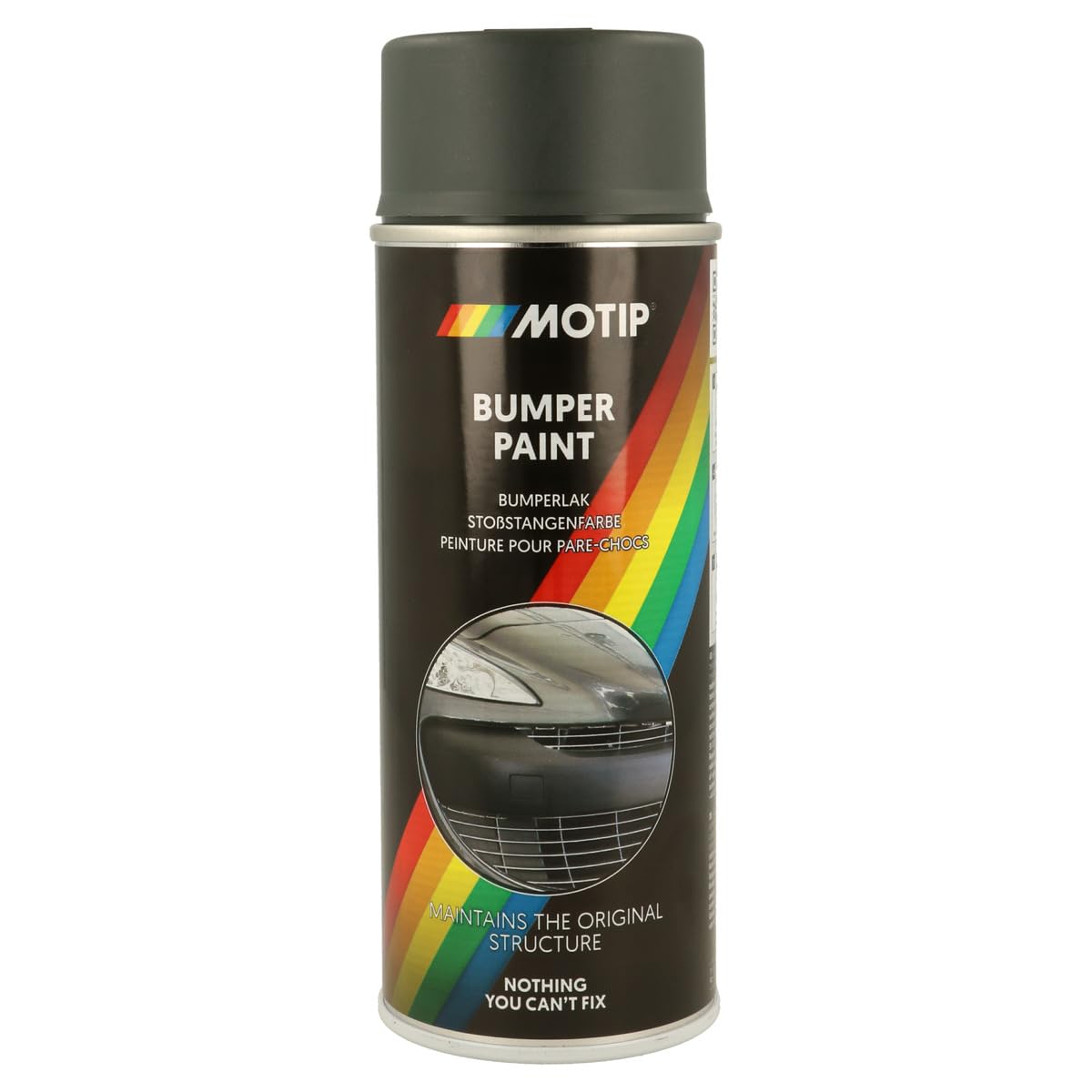 MOTIP 04074 Stoßstangenspray mittelgrau 400 ml von MOTIP