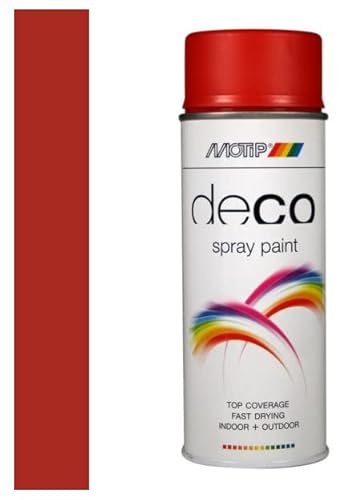 MOTIP Kunstharzlack SM RAL 3000 feuerrot Spray 400 ml *01658 von MOTIP