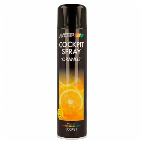 Motip Cockpitspray Gloss Orange Kunststoffpflege Glänzend 000781 600Ml von MOTIP