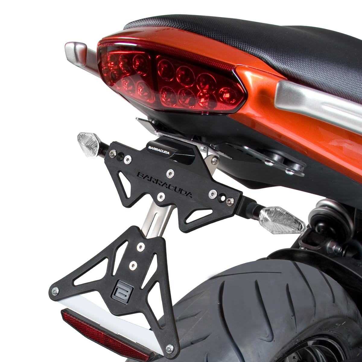 Barracuda Kennzeichenhalter für Kawasaki ER-6n 2009-2011 von Moto Discovery