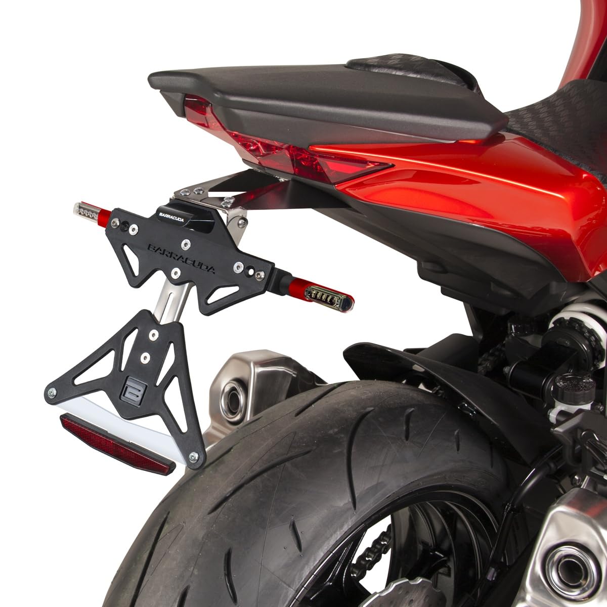 Barracuda Kennzeichenhalter für Kawasaki Z1000 2014-2021 von Moto Discovery