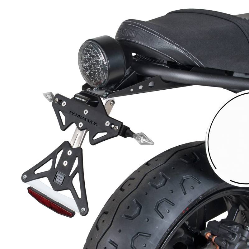 Barracuda Nummernschild-Kit für Yamaha XSR 700 2015-2021 von Moto Discovery